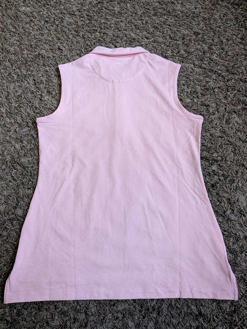 NWT Peter Millar Pink Athletic UPF 50+ Sleeveless Polo Shirt Women's S - Picture 6 of 7